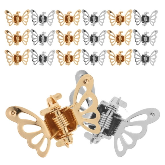 Zehuanyu  20 Pcs Baby Hair Accessories Small Claw Clips Cute Mini Butterflies Child