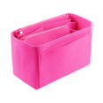 thumbnail image 1 of Seitruly Bolsas con inserción de fieltro, amplia aplicación, práctica y práctica, bolsa de cosméticos de viaje bien organizada, rosa rojo L Type3 NO3, 1 of 6