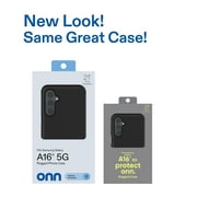 onn Rugged Phone Case for Samsung Galaxy A16 5G - Black
