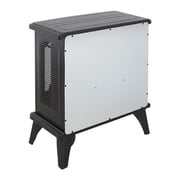 Roromall 24 3D Infrared Electric Fireplace Stove Quartz Heater Freestanding Fireplace Heater with Remote Control