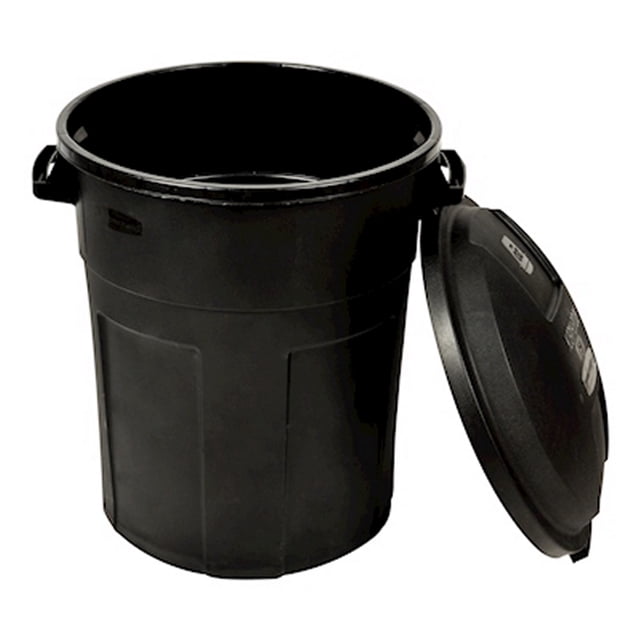 bote de basura plástico con tapa 75.7 l
