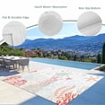 thumbnail image 3 of Coastal Turtle Outdoor Rug 5x7 Ft - Reversible Patio Rug Outdoor Camping Rugs, Orange Red Coral Green Jellyfish Starfish Indoor Outdoor Area Rugs, Non-Slip Outdoor Carpet Runner for Deck/Porch, 3 of 8