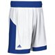 thumbnail image 1 of adidas Commander 15 - Pantalones cortos de entrenamiento atlético de baloncesto para mujer, color blanco, grande Adidas  Ejercicio, 1 of 1