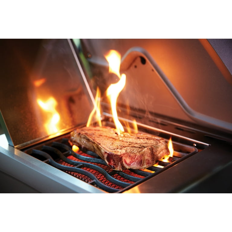 Napoleon Rogue R425SIBPSS Propane Gas BBQ Grill w Side Burner Stainless Steel