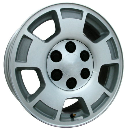 2007-2013 Chevrolet Silverado 1500  17x7.5 Alloy Wheel, Rim Sparkle Silver Painted with Machined Face -
