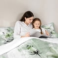 thumbnail image 5 of Erosebridal Groovy Floral Bedding Sets Queen with Comforter, Watercolor Flower Duvet Insert, Rustic Plant Comforter Sets Queen Size, Lightweight Bedroom Decorative, 3pcs, 5 of 8