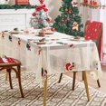 thumbnail image 1 of Nappe de Table Festive Père Noël Décoration Imprimé de Noël Nappe de Fête, 1 of 8
