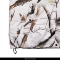 thumbnail image 4 of Men's Snow Camo Brown Microfiber Waterproof Jacket XLarge, 4 of 7