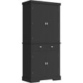 thumbnail image 7 of M optimized 72" Kitchen Pantry Cabinet, Tall Storage Cabinet with Large Drawer, Cupboard with 6 Door Shelves for Kitchen, Pantry for Dining Room, Living Room, 7 of 7