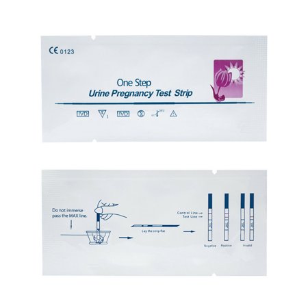 Sarkoyar 50Pcs/Set Ultra Early Pregnancy Test Strips One Step HCG Urine Home Test Tools