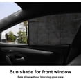 thumbnail image 4 of 4 Pack Car Window Sun Shades, Universal Sun Shades for Front and Rear Windows, Large Size for Most Vehicles, 4 of 5