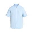 thumbnail image 5 of George Men's and Big Men's Cross Hatch Shirt with Short Sleeves, Sizes XS-3XL, 5 of 5
