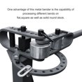 thumbnail image 2 of KAKA Industrial YP-38 Floor Type Metal Bender, Sturdy and Versatile Compact Metal Bender with 7 Dies, 2 of 6