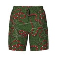 thumbnail image 4 of Lsque Mens Swim Trunks Red Snake Pattern - Bathing Suit Compression Liner - Beach Swim Shorts Swimwear - (S-3XL) - Stretch Quick Dry -Large, 4 of 9
