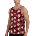 thumbnail image 2 of Haiem Snowflakes On A Buffalo Plaid Christmas Men Workout Tank Top Gym Bodybuilding Sleeveless Muscle T Shirts Athletic Tank Breathable Workout Shirt-3X-Large, 2 of 8