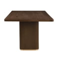 thumbnail image 4 of DAJU 84" Rectangular Dining Table (2 Cartons Packing) -Walnut, 4 of 6