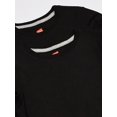 thumbnail image 2 of Hanes Girls` Essential Tee, S, Black, 2 of 3