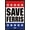 Black Framed Version, variant on Ferris Bueller's Day Off - Save Ferris Wall Poster, 14.725" x 22.375", Framed