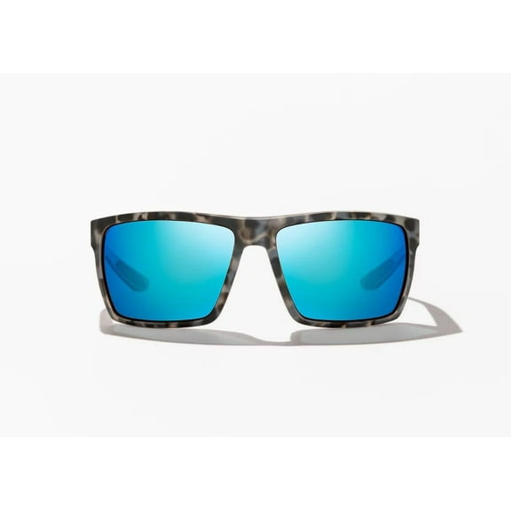 BAJIO Stiltsville Gray Tortoise Matte | Blue Mirror Glass Sunglasses