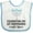 White and Blue, variant on Inktastic My 1st Hanukkah Celebration Boys or Girls Baby Bib