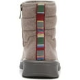 thumbnail image 2 of BZEES Womens Beige Arch Support Odor Control Glacier Round Toe Wedge Zip-Up Booties 10 M, 2 of 3