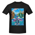 thumbnail image 4 of Bingfone Little Sea Turtles Men'S Loose Fit Short-Sleeve Pocket T-Shirt, 4 of 7