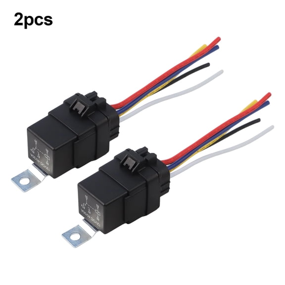 For Vehicle Applications For Waterproof For 40A 12V Automotive Relay With Socket Wiring Harness Sealing For Reliable Use