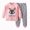 L101-Pink, variant on Kids Toddler Boys Girls Easter Pajamas Animal Cute Rabbit Buddy Pajamas Easter Gift Sleepwear Pjs Set(L101-Orange,4-5 Y)