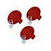 Black & Decker RC-100-P 385022-03 Capuchon de Bobine de Rechange pour Taille-Bordures AFF (Lot de 3), Comprend (3) 385022-03 Capuchons de Bobine par Black Decker