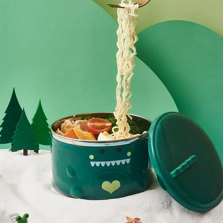 Cute Dinosaur Ramen Bowl Instant Ramen Noodles Food Container