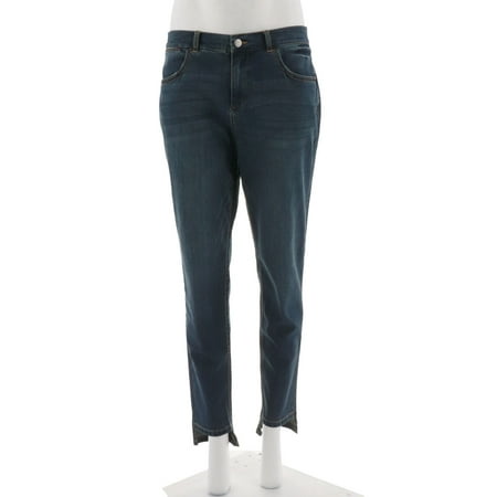 Lisa Rinna Collection Step Hem Jeans A305091