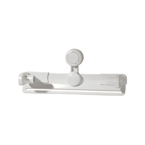 HWRETIE Wall Mounted Paper towel Holder with Suction Cups,No Drill Kitchen Storage Rack for Plastic Wrap,Paper towels,Dishcloths and Kitchen Organization