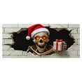 thumbnail image 4 of Halloween Garage Door Banner With Bizarre Background Decoration Creates A Scary Holiday Theme Ensuring A Striking Display Effect And Easy Installation. Party Bunting Flag Bunting Suit 2t Flagpole, 4 of 4