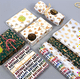 thumbnail image 1 of Envoltura de regalos, papel de regalo de Navidad, 12 piezas de 50 * 70 cm (amor * 3 + verde * 3 + colorido * 3 + papel de aluminio * 3), 1 of 5