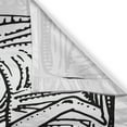 thumbnail image 3 of Ambesonne Black and White Kitchen Curtains, Greek Man and Eagle, 55"x39", White and Black, 3 of 3