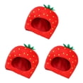 thumbnail image 2 of Injueey Soft Strawberry Hat Cosplay Headgear Photo Props for Holiday New Year Party Type1 NO1, 2 of 6