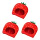 thumbnail image 2 of Injueey Soft Strawberry Hat Cosplay Headgear Photo Props for Holiday New Year Party Type1 NO1, 2 of 6