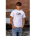thumbnail image 4 of Motorcycle Why I Ride Speeding Biker Men's Big & Tall Crewneck Graphic Tee Brisco Brands 3X, 4 of 5