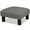 Gray, variant on Jules Square Accent Footstool Ottoman Gold