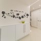 thumbnail image 3 of 2 pegatinas de pared negras, adornos, juego autoadhesivo para decoración de pared, flores, tendencias, vid, 3 of 3