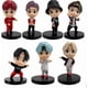 thumbnail image 1 of (Bulletproof Youth League) 7pcs Cake Toppers Character Set of Action Figures Toys Birthday Decorations, 1 of 5