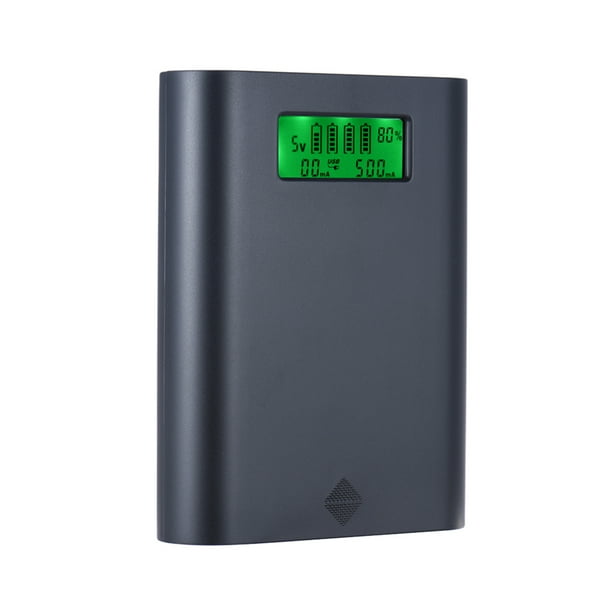 Soshine E3s Portable Lcd Display 4 Slots 18650 Battery External Holder Box Case Diy Power Pack Kit Compact Backup Source With Dual Usb Port Black Com - Diy Battery Pack Kit Soshine E3s Portable Lcd Display 4 Slots 18650 Battery External Holder Box Case Diy Power Pack Kit Compact Backup Source With Dual Usb Port Black Com - Diy Battery Pack Kit