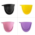 thumbnail image 3 of Guantes de silicona para hornear, par en amarillo, resistentes a altas temperaturas (-40 ℃ ~ 240 ℃), diseño antideslizante, ligero (86g), tamaño compacto (15*10*5cm), ideal para cocina segura., 3 of 6