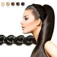 thumbnail image 3 of Buy 2 Hollywood Hair Thick Braid headband and get 1 Free - Dark Brown, 3 of 6