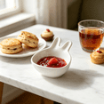 thumbnail image 3 of Ceramic Animal Dipping Bowl | Small Snack Bowls for Sauces, Candy & Fruit | Food Prep & Serving Dishes for Kitchen, Dining & Parties | Porcelain Mini Bowls for Appetizers, Ice Cream & Desserts | 1pc, 3 of 7