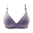 thumbnail image 1 of Soutien-gorge Confortable Couleur Unie Sans Armatures, 1 of 11