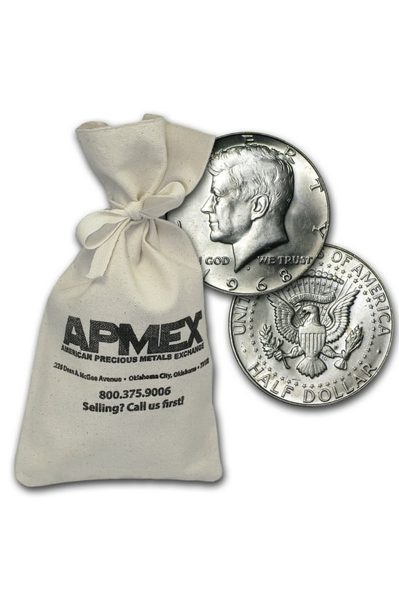 40% Silver Coins $500 Face Value Bag Avg Circ