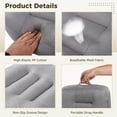 thumbnail image 5 of Adult Booster Seat Cushion, 4.7 in Thick Car Seat Cushion for Short People, Breathable Fabric, PP Cotton Filling, Non-Slip Heightening Seat Pad with Handle for Office Chair, Home, Wheelchair, 5 of 5