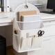 thumbnail image 1 of Bolsa organizadora de almacenamiento para colgar en la pared con bolsillos | Tela no tejida | Blanco | Para casa, oficina, dormitorio, cocina | Fácil de instalar en la pared, 1 of 6