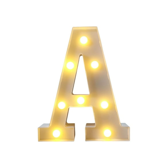 WYBXZ Letters Lights, Large Light Up Numbers, Battery Powered Decorative LED Letter Lights, for Wedding Birthday Party, Holiday Lamp or Home Bar Decoration